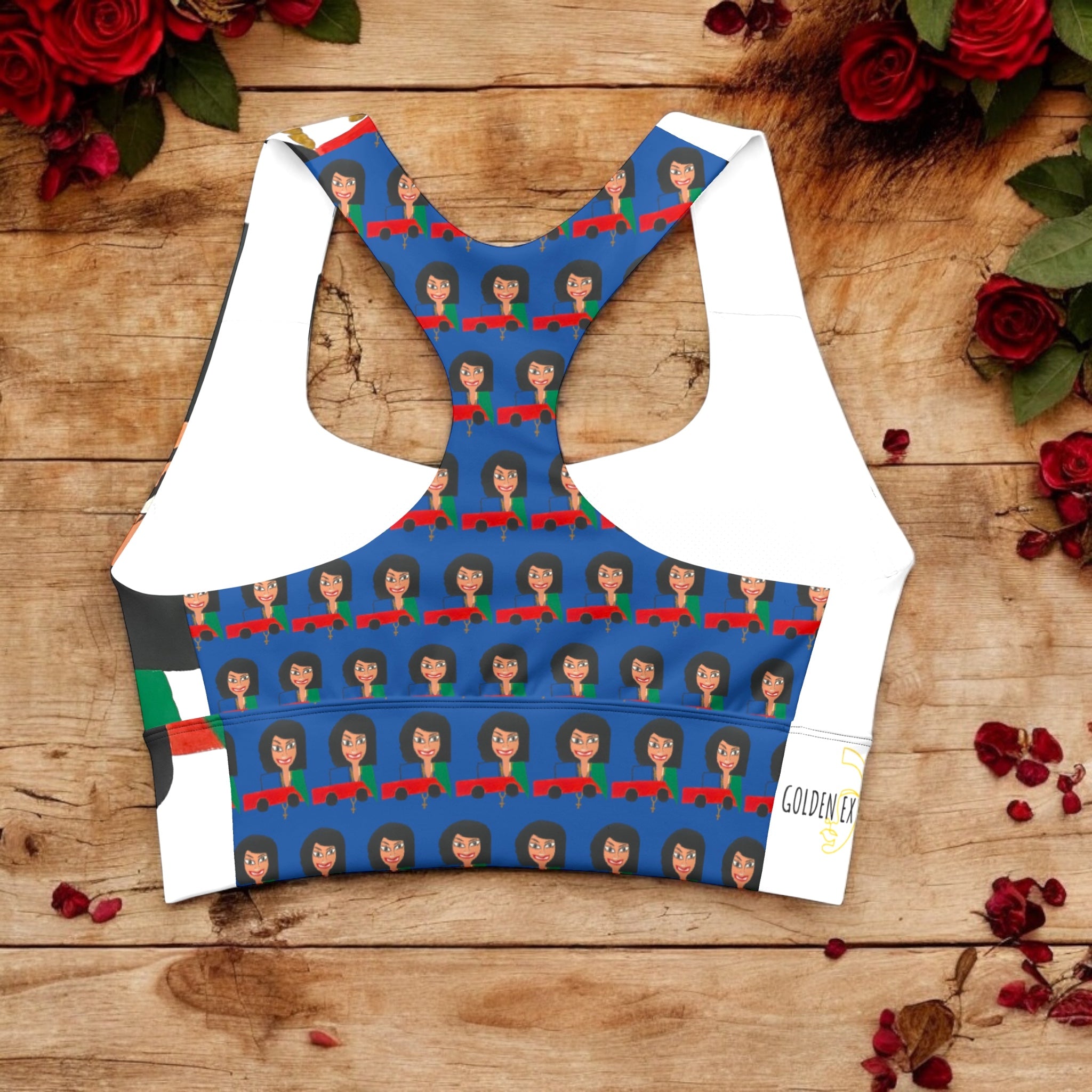 Iconic Magical Sports Bra - Golden Expression Art
