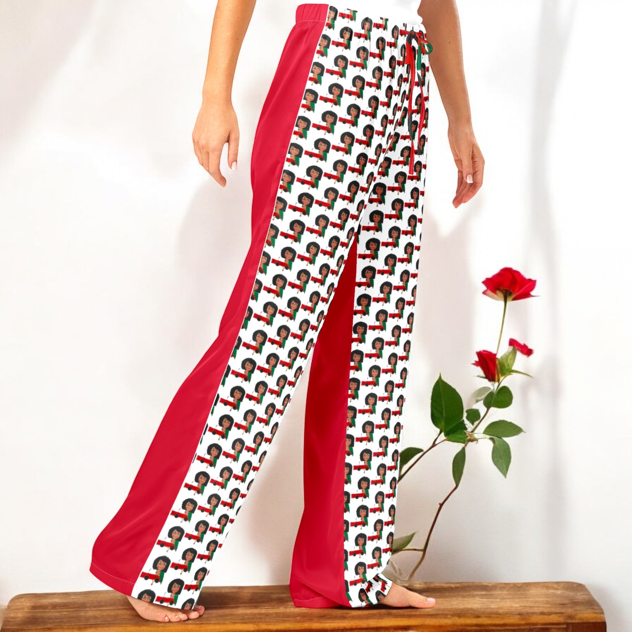 Iconic Flow Pajamas Pants - Golden Expression Art
