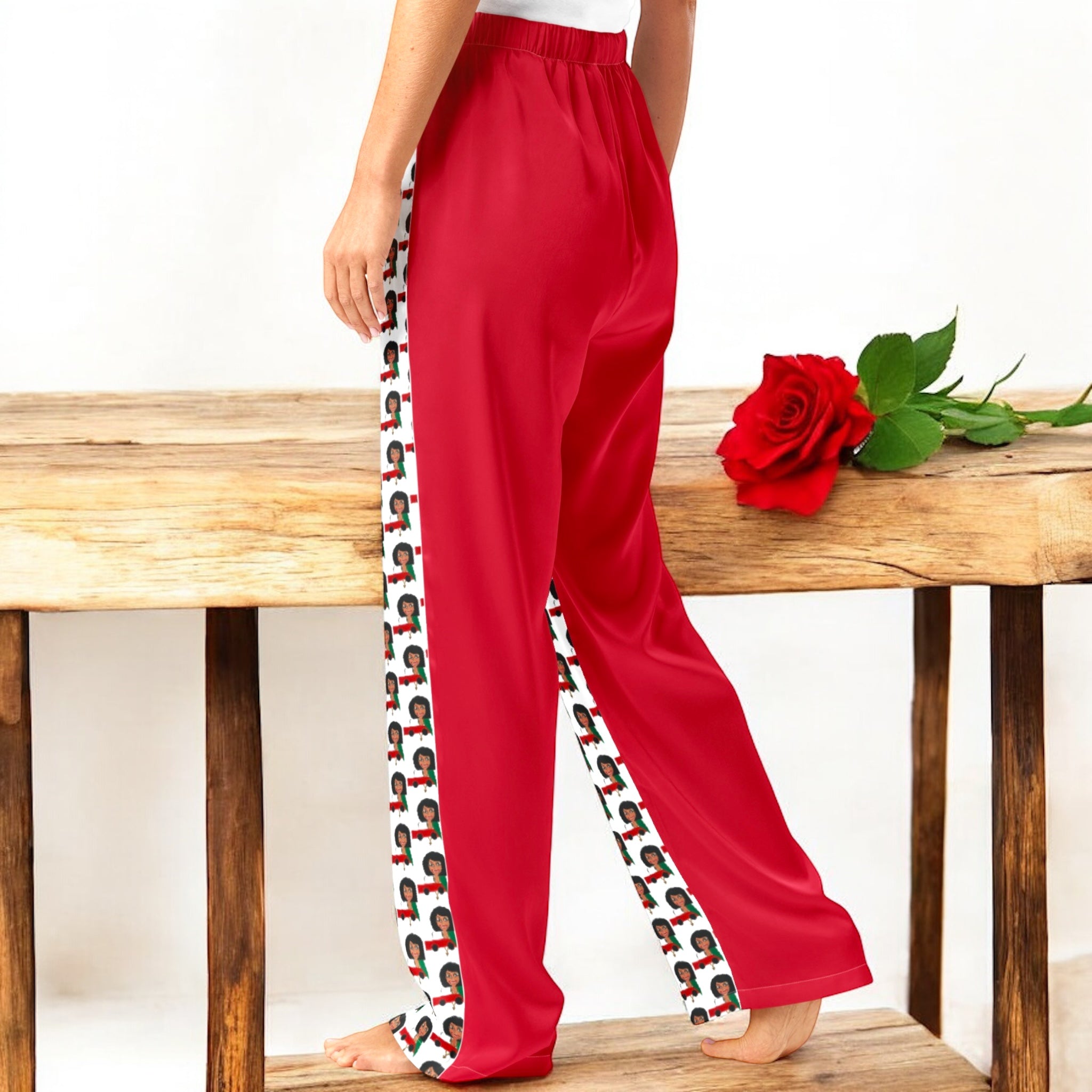Iconic Flow Pajamas Pants - Golden Expression Art