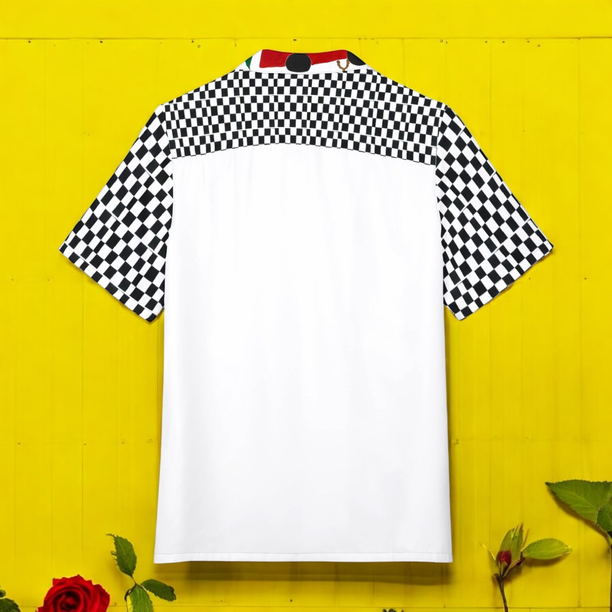Iconic Lounger Unisex Button Down Shirt - Golden Expression Art