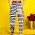 Iconic Checker Athletic Joggers - Golden Expression Art