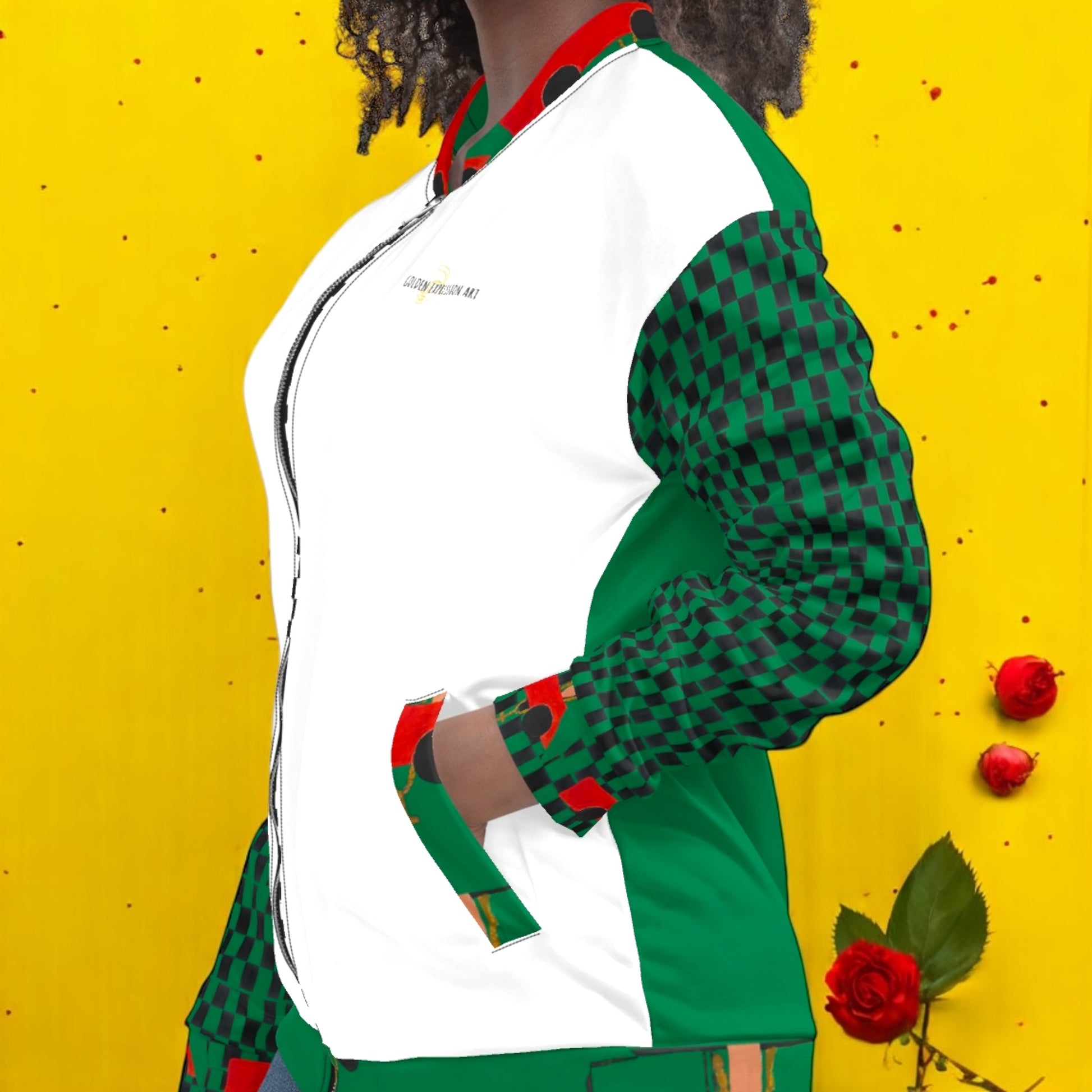 Reward Iconic Bomber Jacket - Golden Expression Art