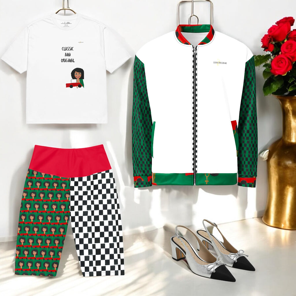 Reward Iconic Bomber Jacket - Golden Expression Art