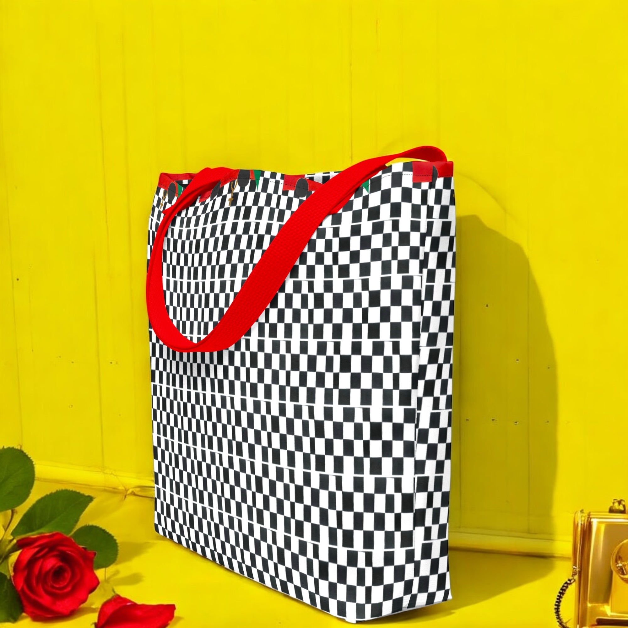 Iconic Fish Travel Tote - Golden Expression Art
