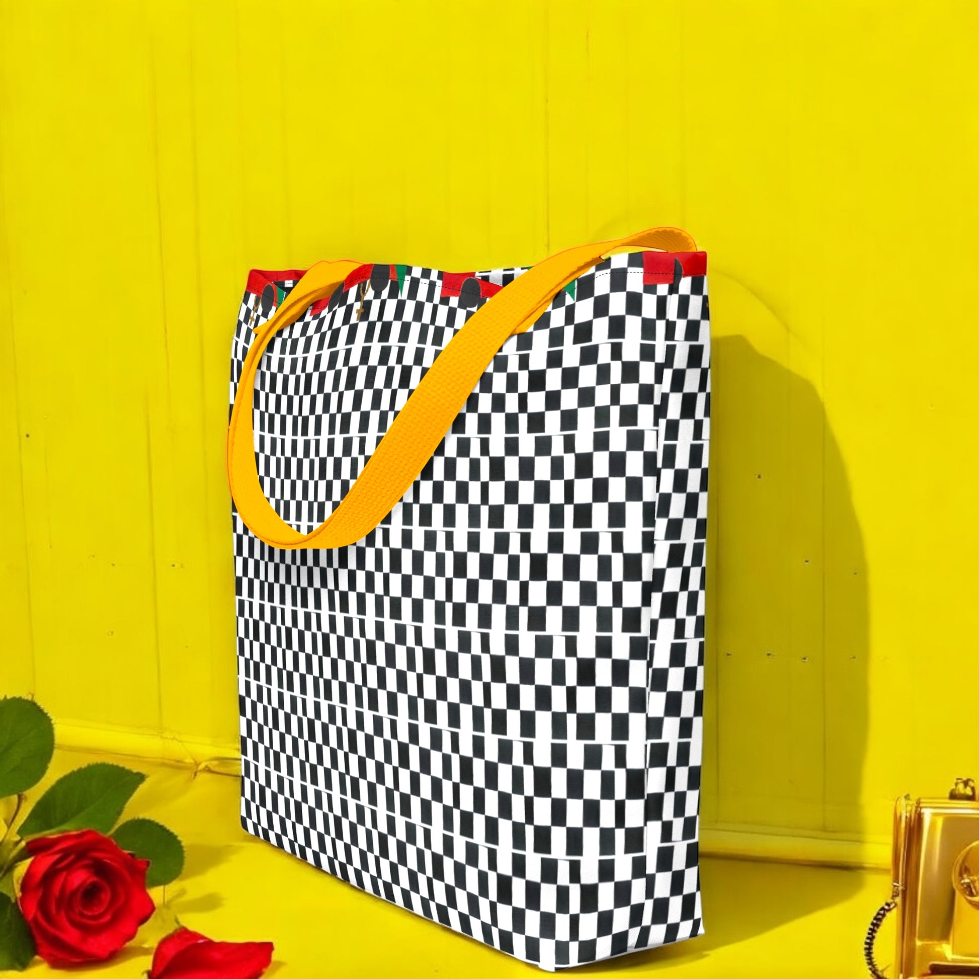 Iconic Fish Travel Tote - Golden Expression Art