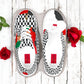 Iconic Compass Canvas Sneakers