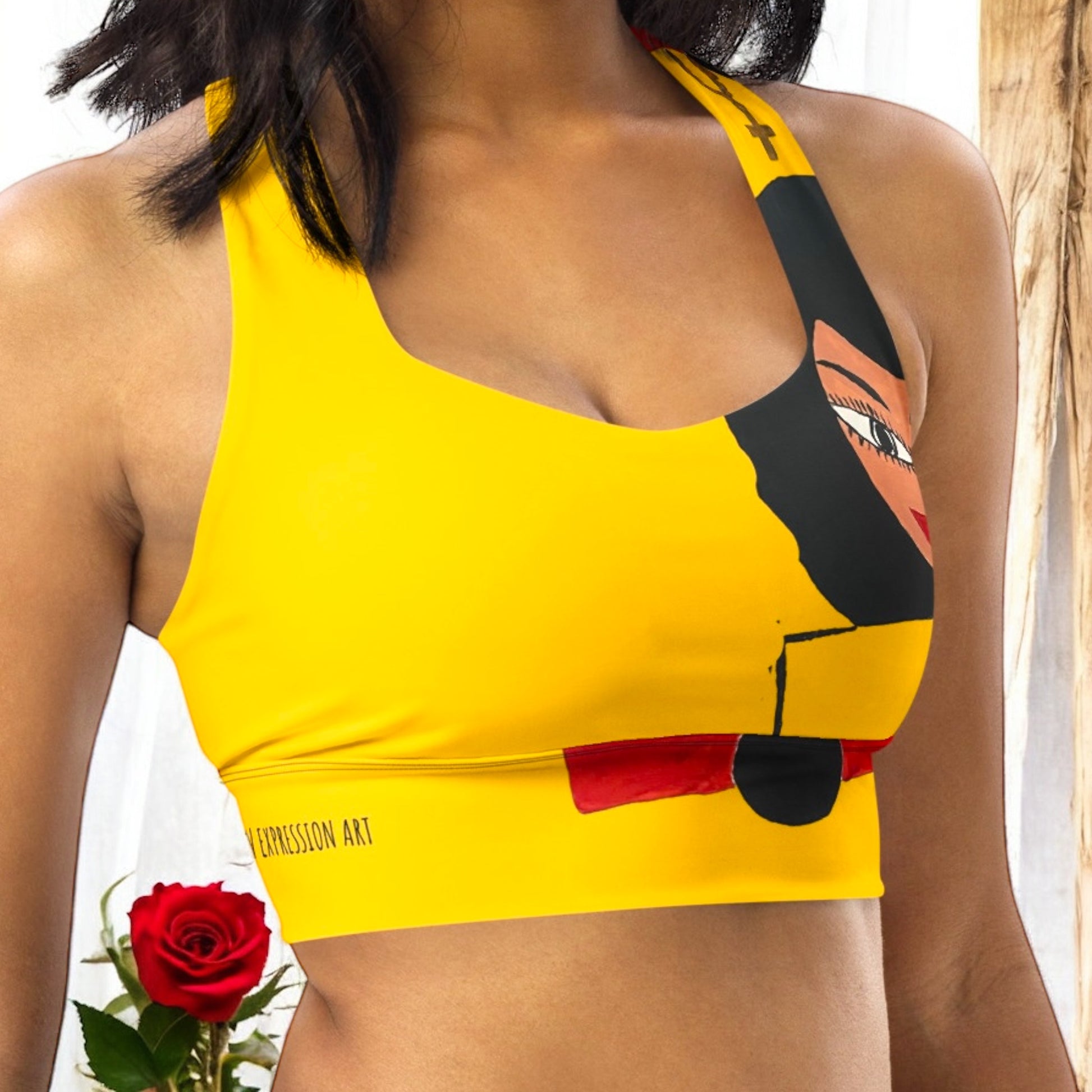 Iconic Magical Sports Bra - Golden Expression Art