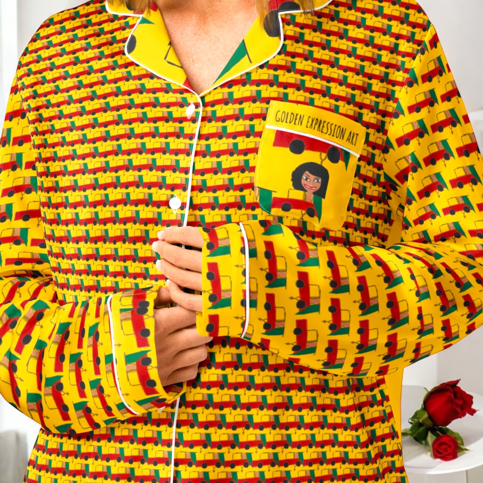 Sunlit Irie Iconic Butterfly Shirt - Golden Expression Art
