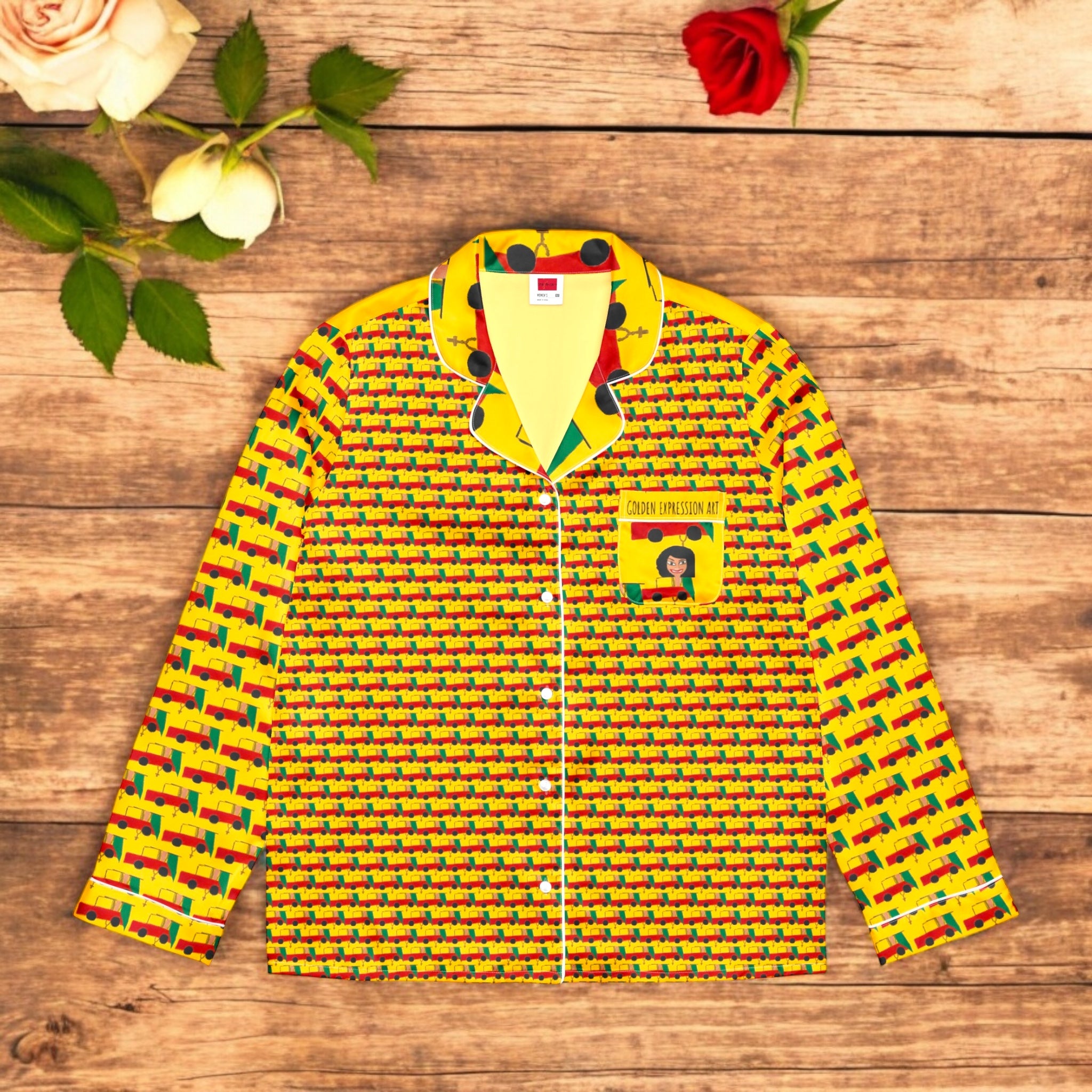 Sunlit Irie Iconic Butterfly Shirt - Golden Expression Art