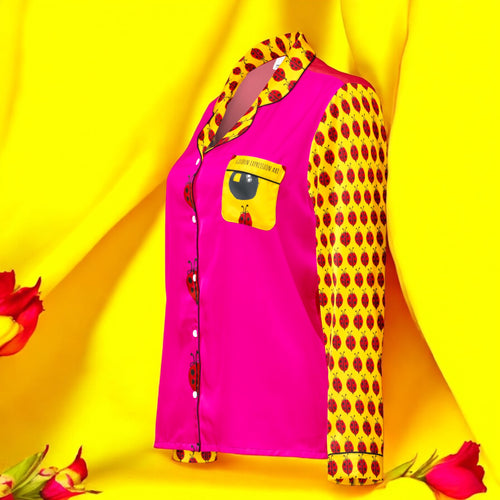 Bug A Boo Button Shirt - Golden Expression Art