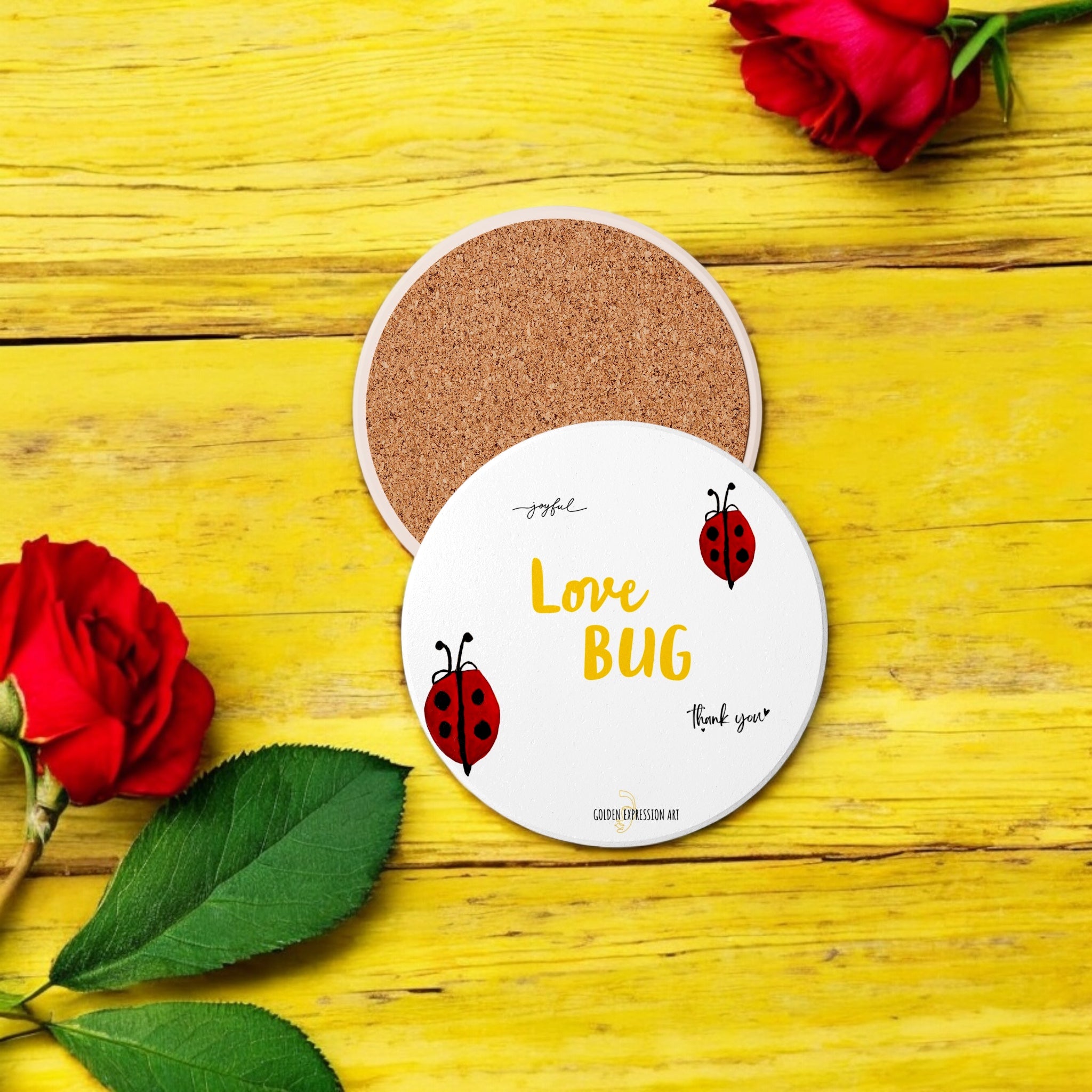 Charmer Decor Coaster - Golden Expression Art