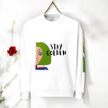 Golden-Vise Oversized Crewneck Sweatshirt - Golden Expression Art
