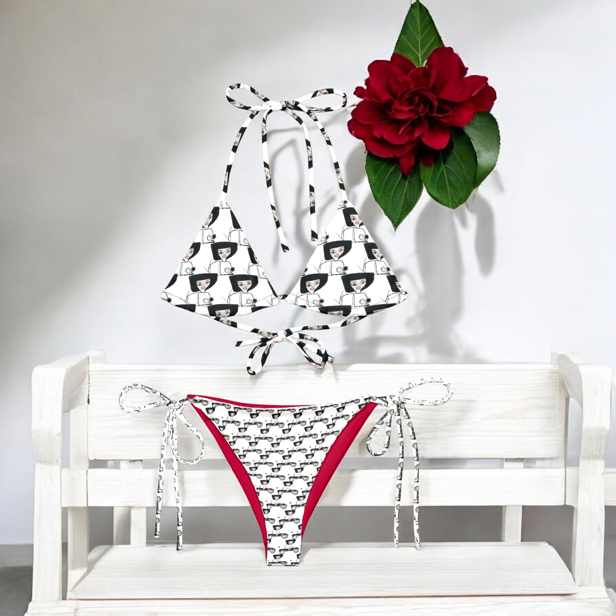 North Star 2 Piece Bikini Set - Golden Expression Art