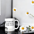 Not just Coffee Tea Mug - Golden Expression Art