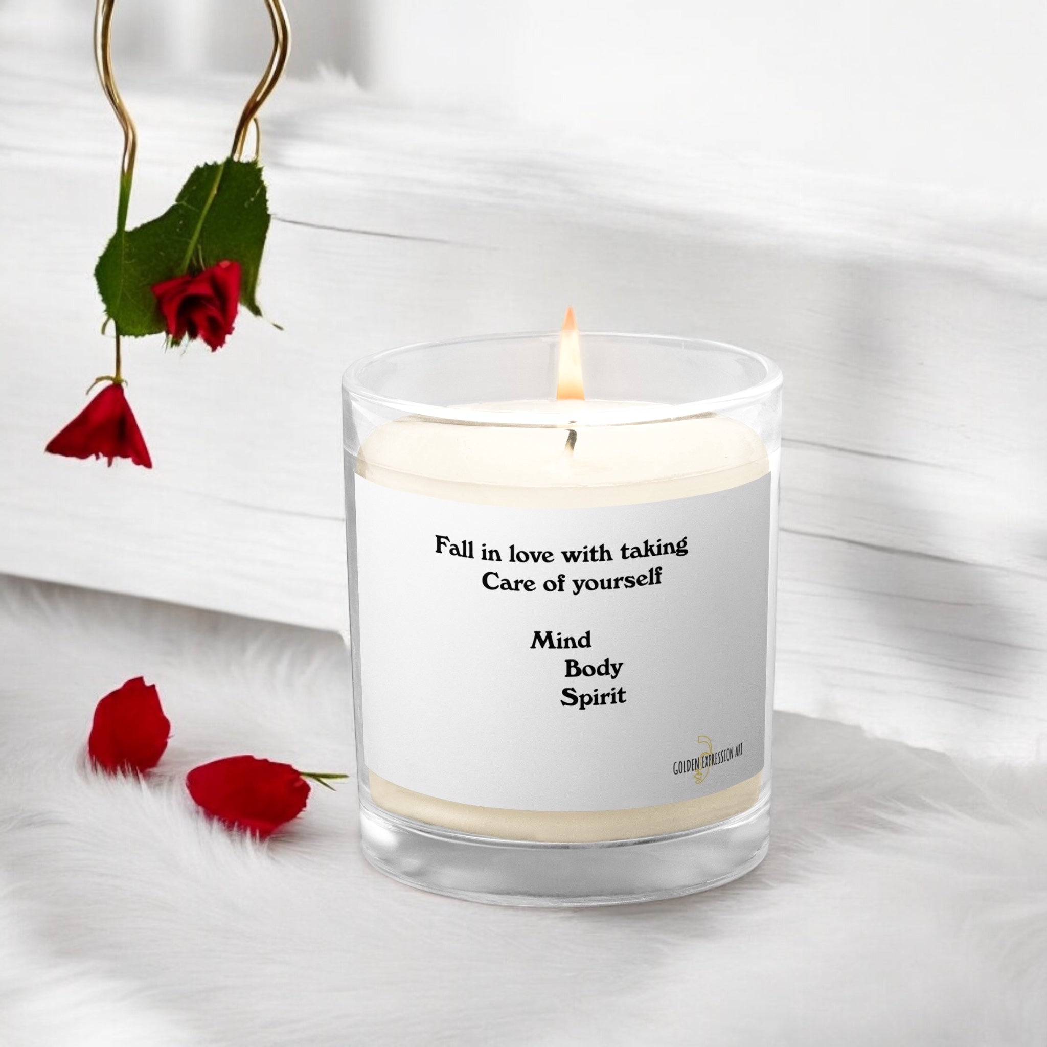 Soy Wax Candle - Golden Expression Art