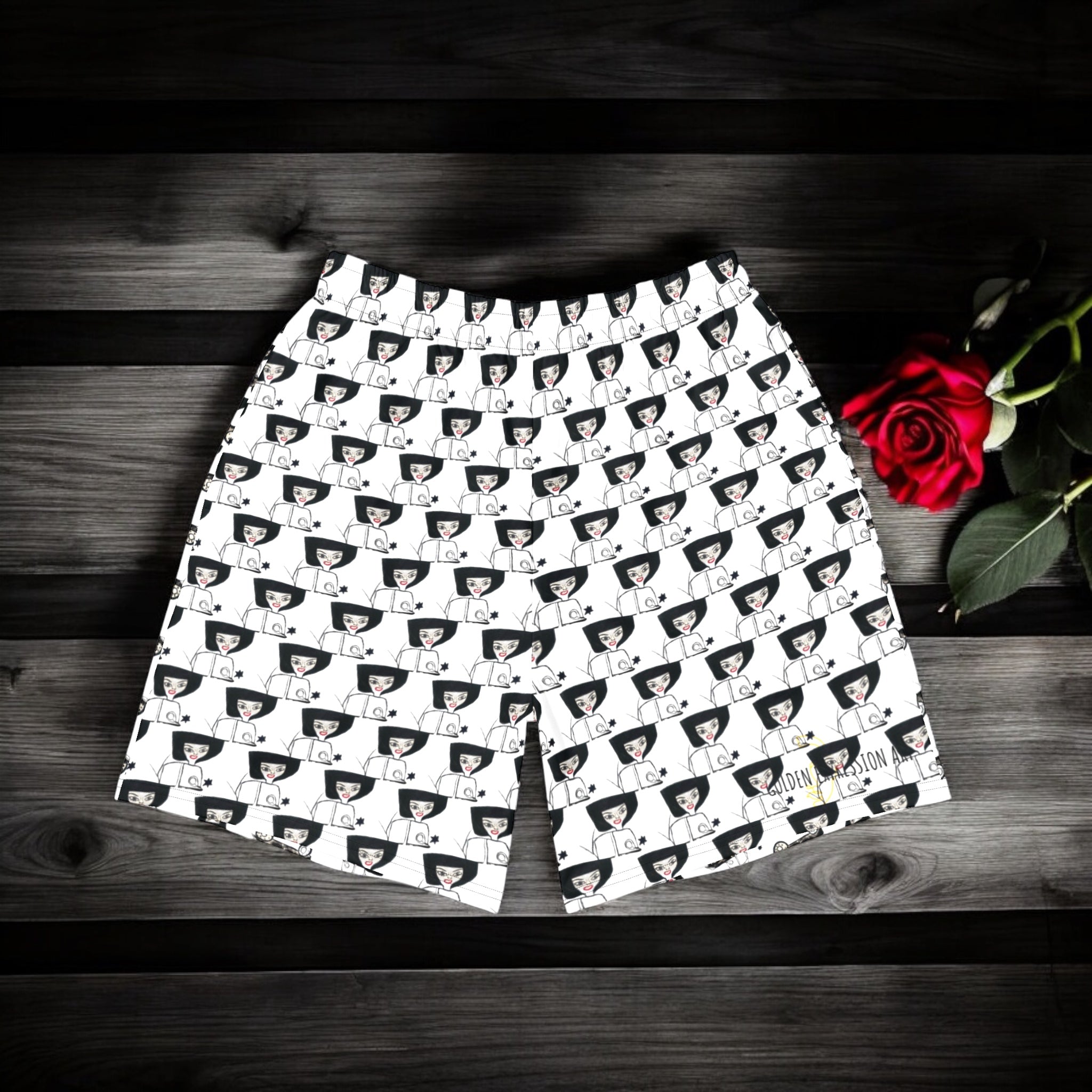 Moon-glow Long Shorts - Golden Expression Art