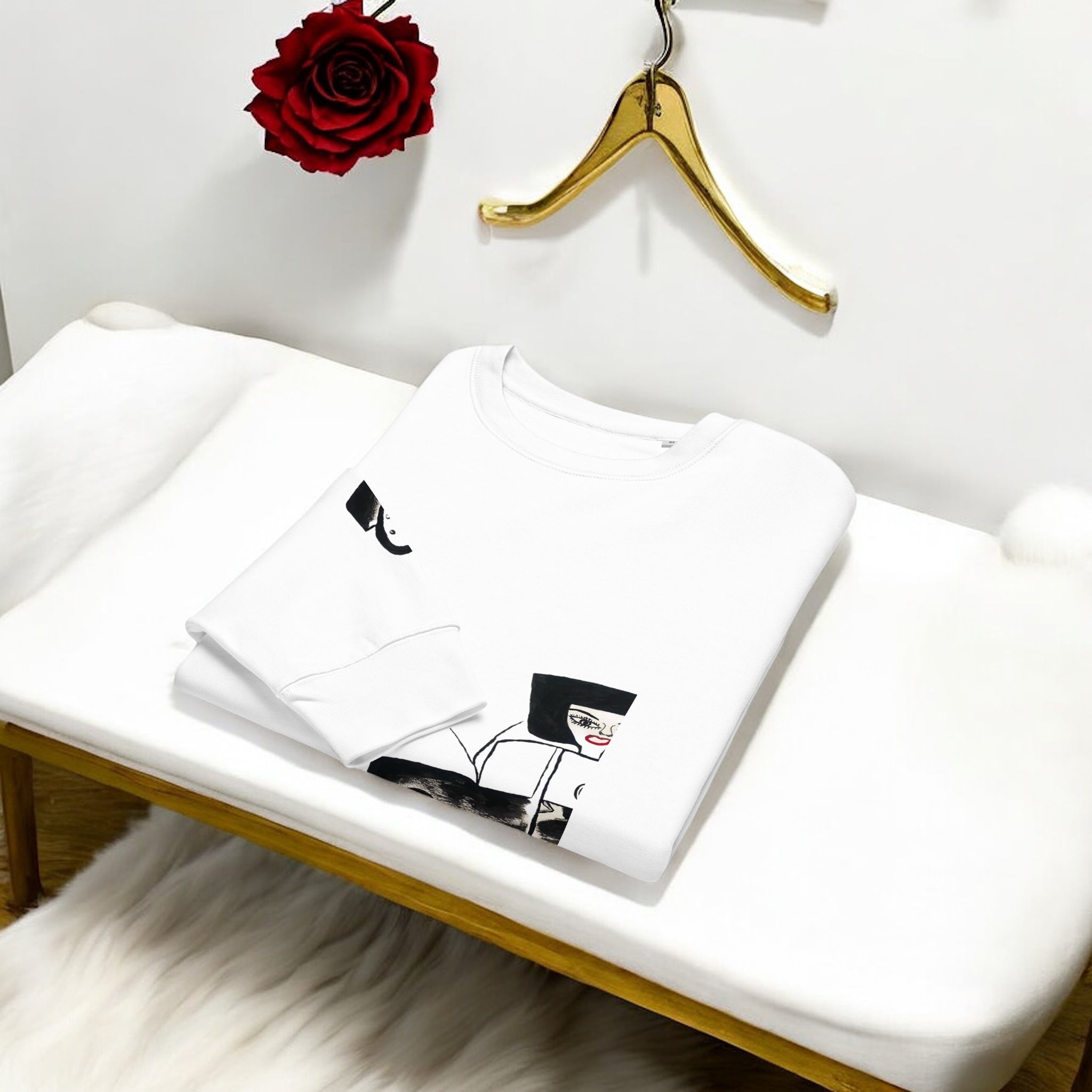 Stargazing Unisex Long Sleeve Sweatshirt - Golden Expression Art