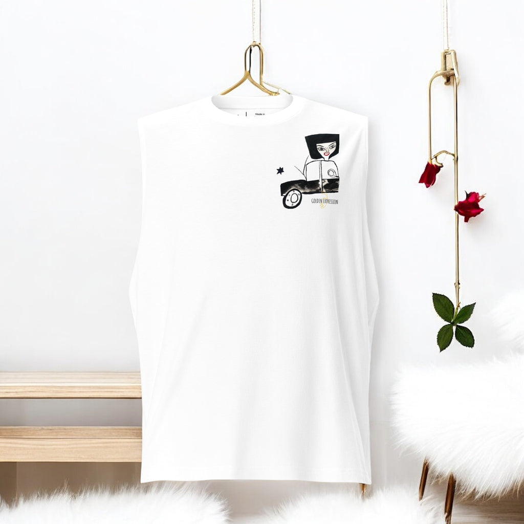 Just Vibe Unisex T-Shirt - Golden Expression Art