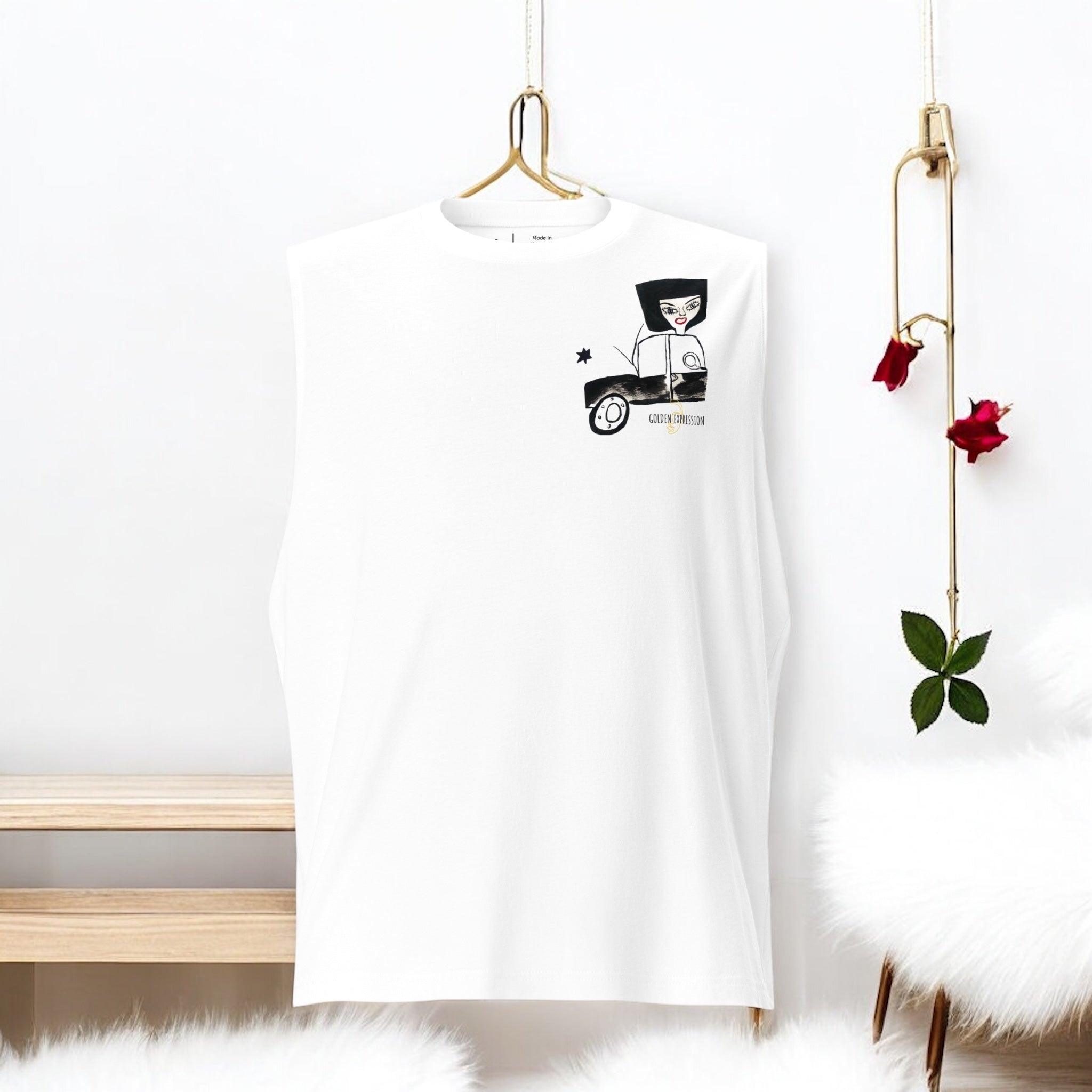 Just Vibe Unisex T-Shirt - Golden Expression Art