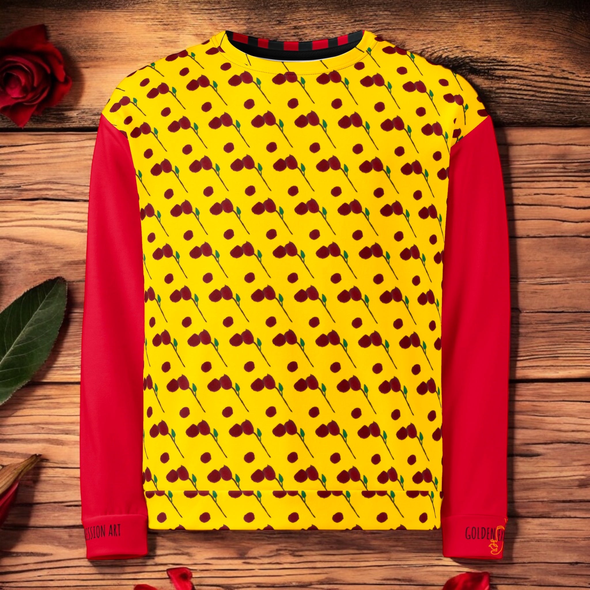 Rosen checkmate Unisex Sweatshirt - Golden Expression Art