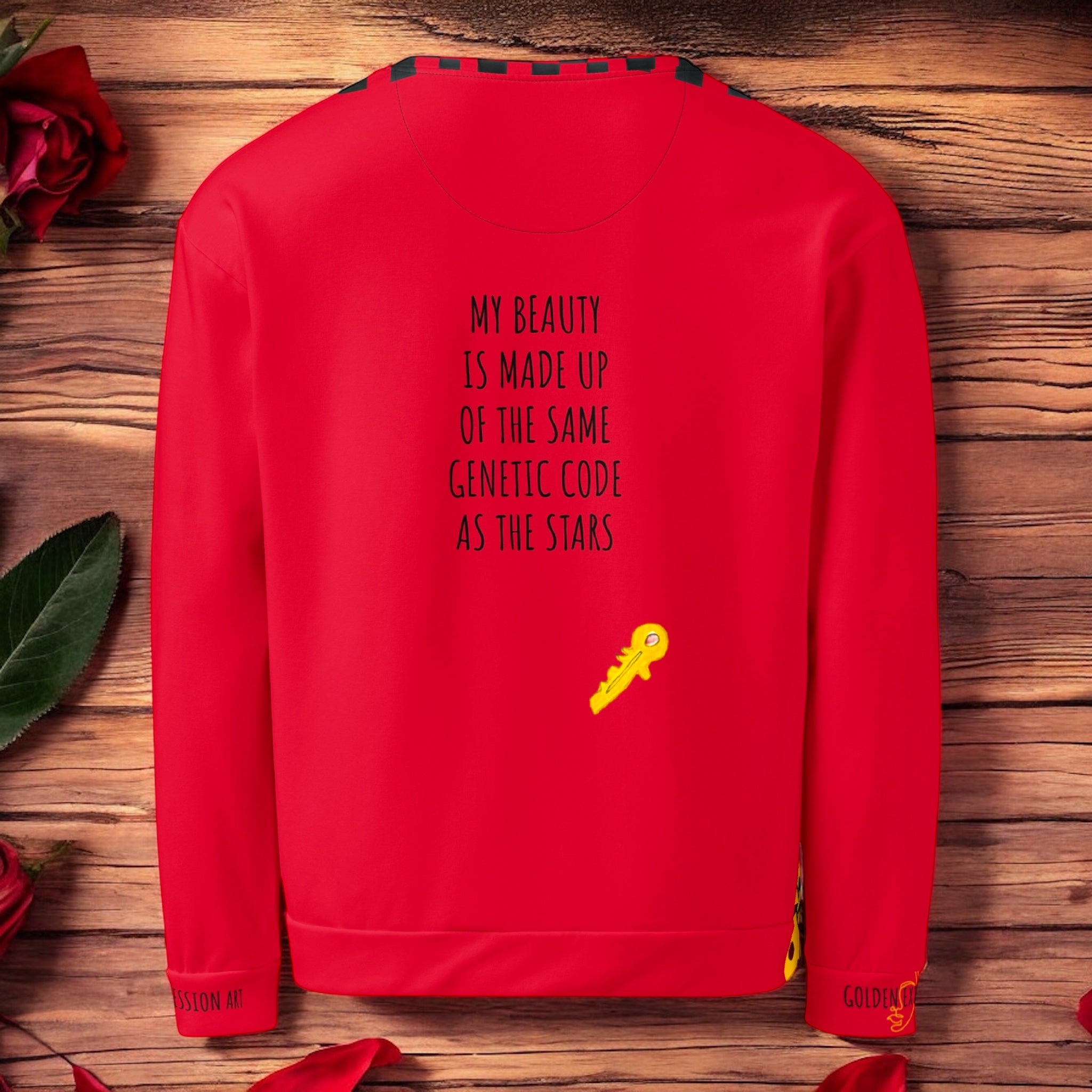 Rosen checkmate Unisex Sweatshirt - Golden Expression Art