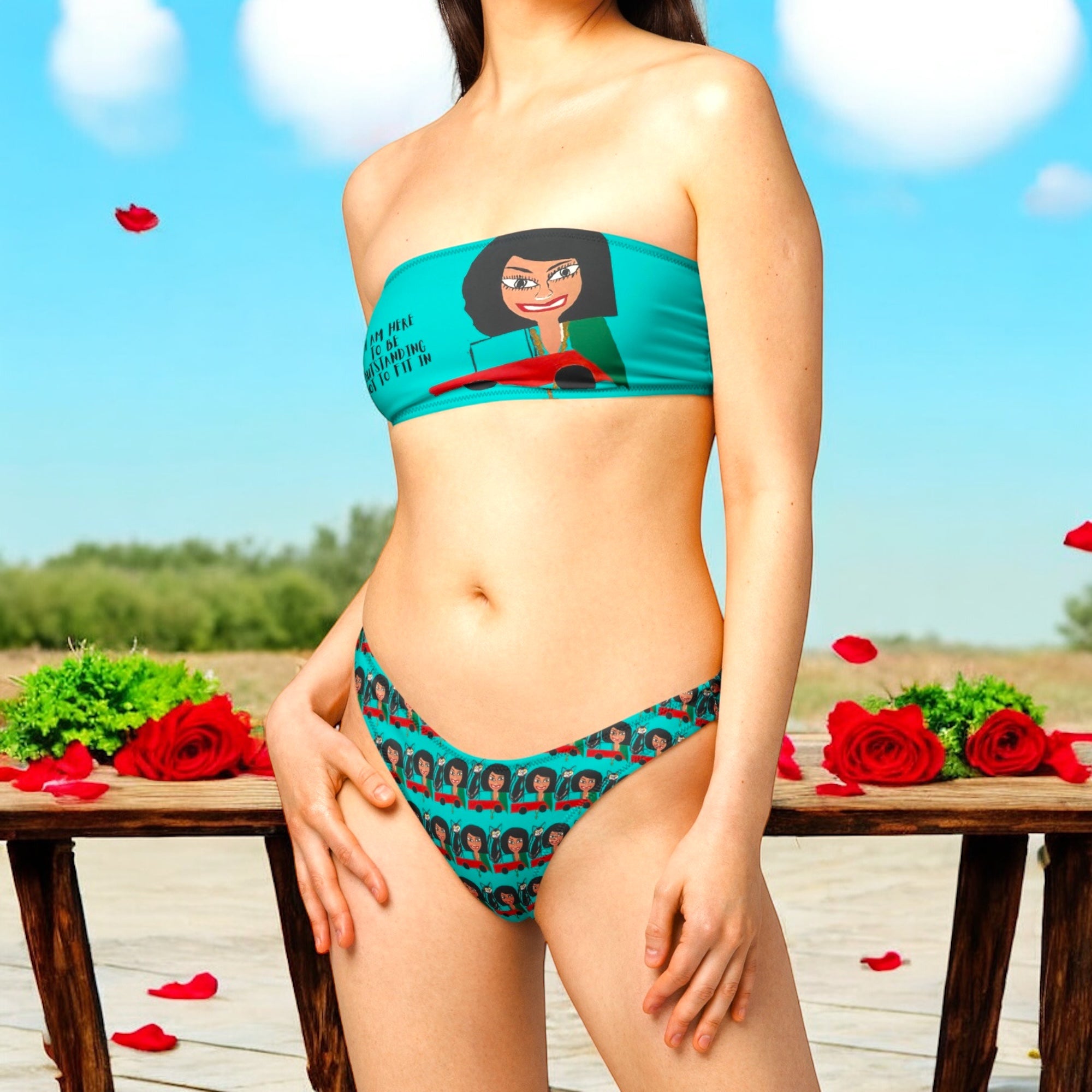Iconic Twilight Imperium Bandeau Bikini Set