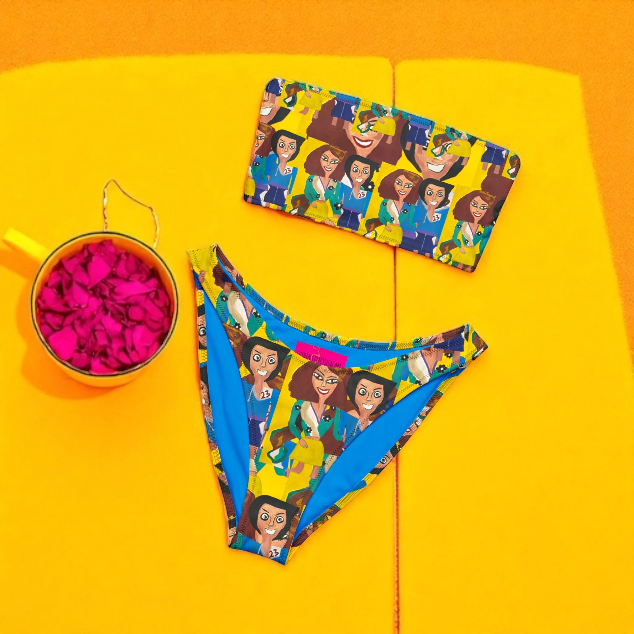 Love Beauty Bandeau Bikini Set