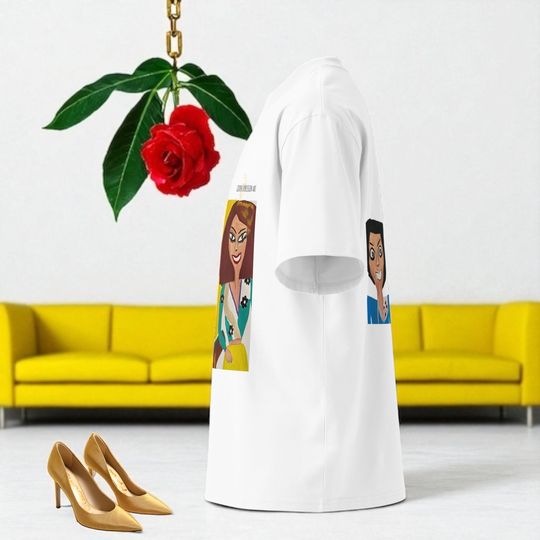 Ambient Oversized High Neck Tee