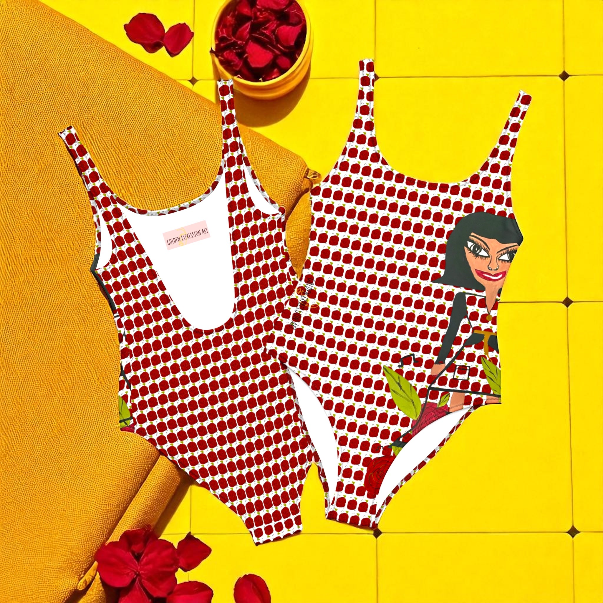 Mesmerizing Sun Goddess One Piece Swimsuit/Bodysuit