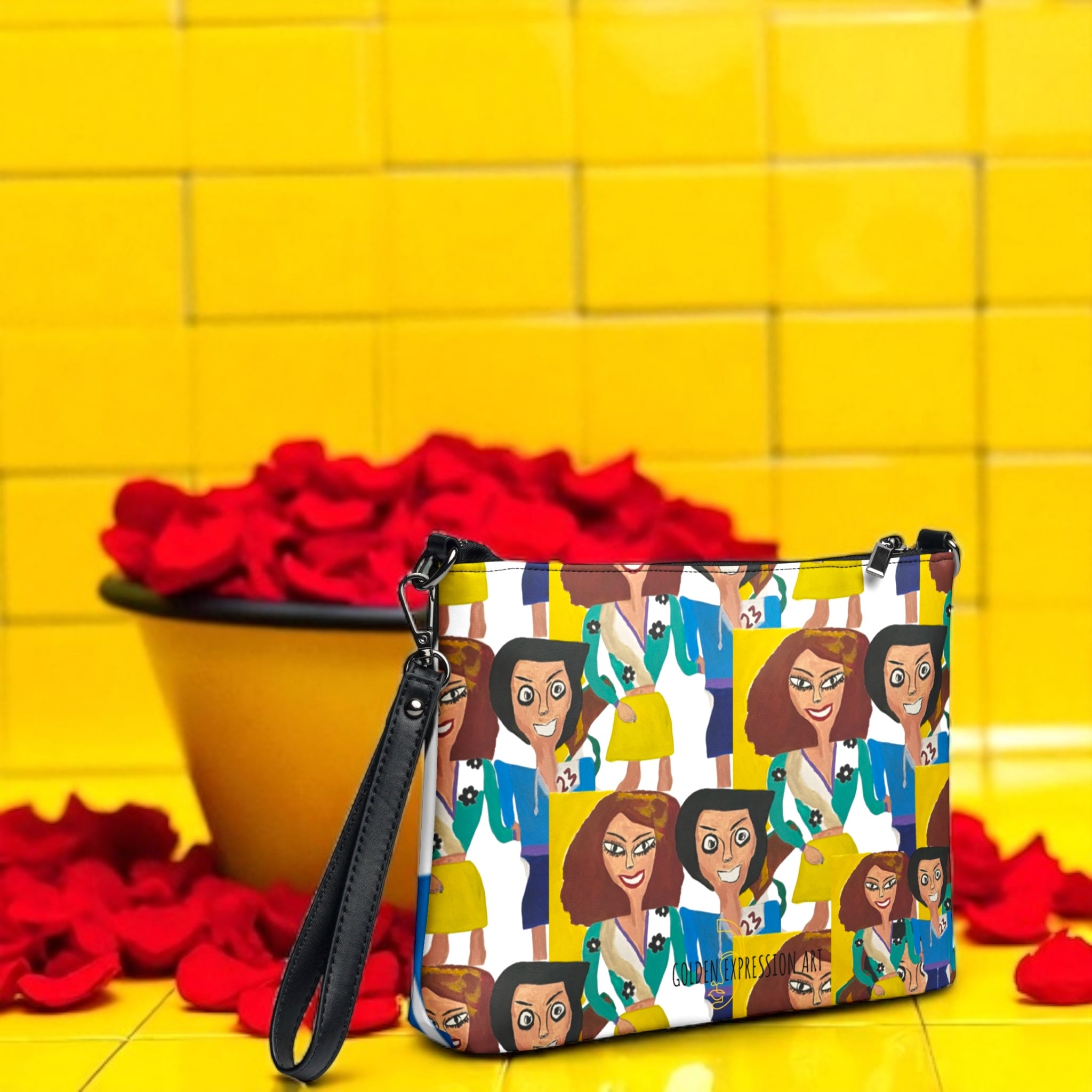 Ying & Yang Clutch Crossbody Bag