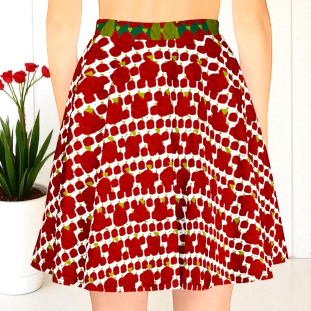 Aphrodite Flare Midi Skirt