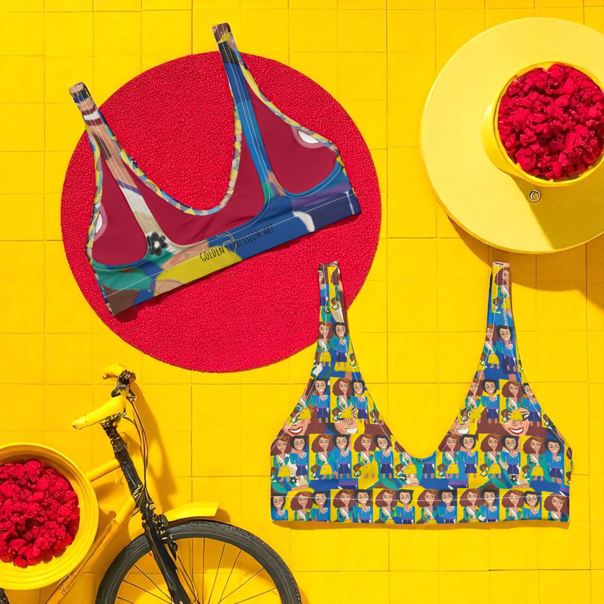 Joyful Bikini Athletic Bra Top