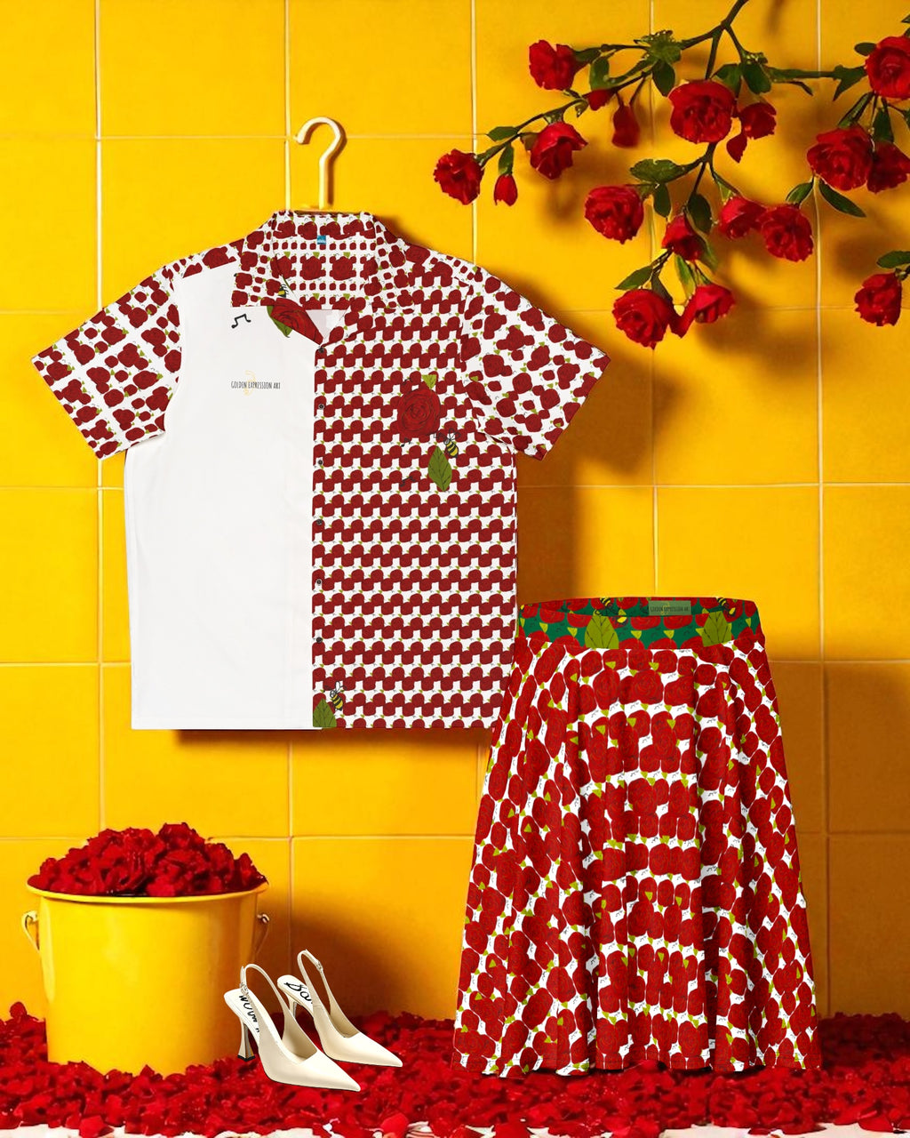 Iconic Bouquet Button Down Shirt