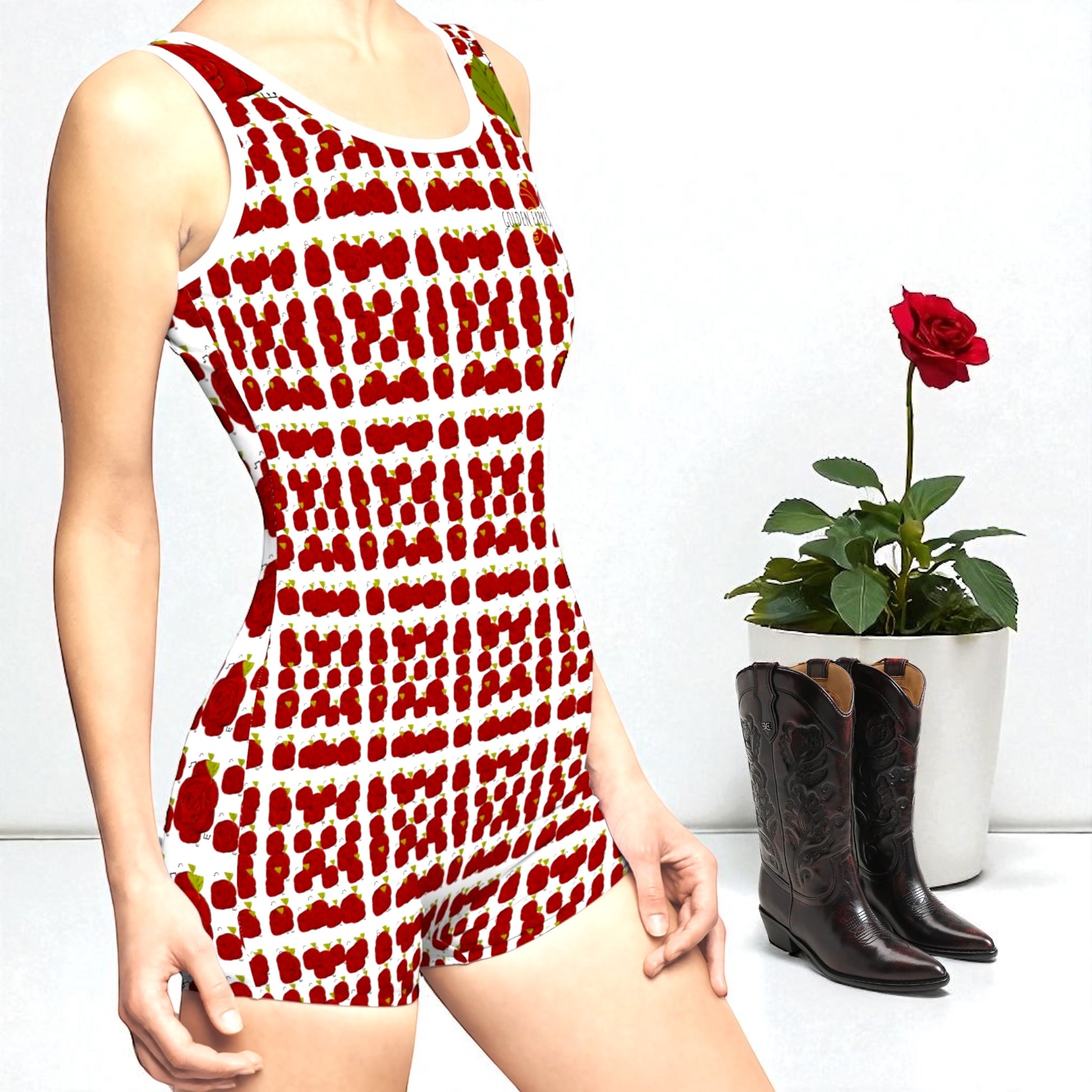 Vintage Cottage Boyshorts Swimsuit/Bodysuit