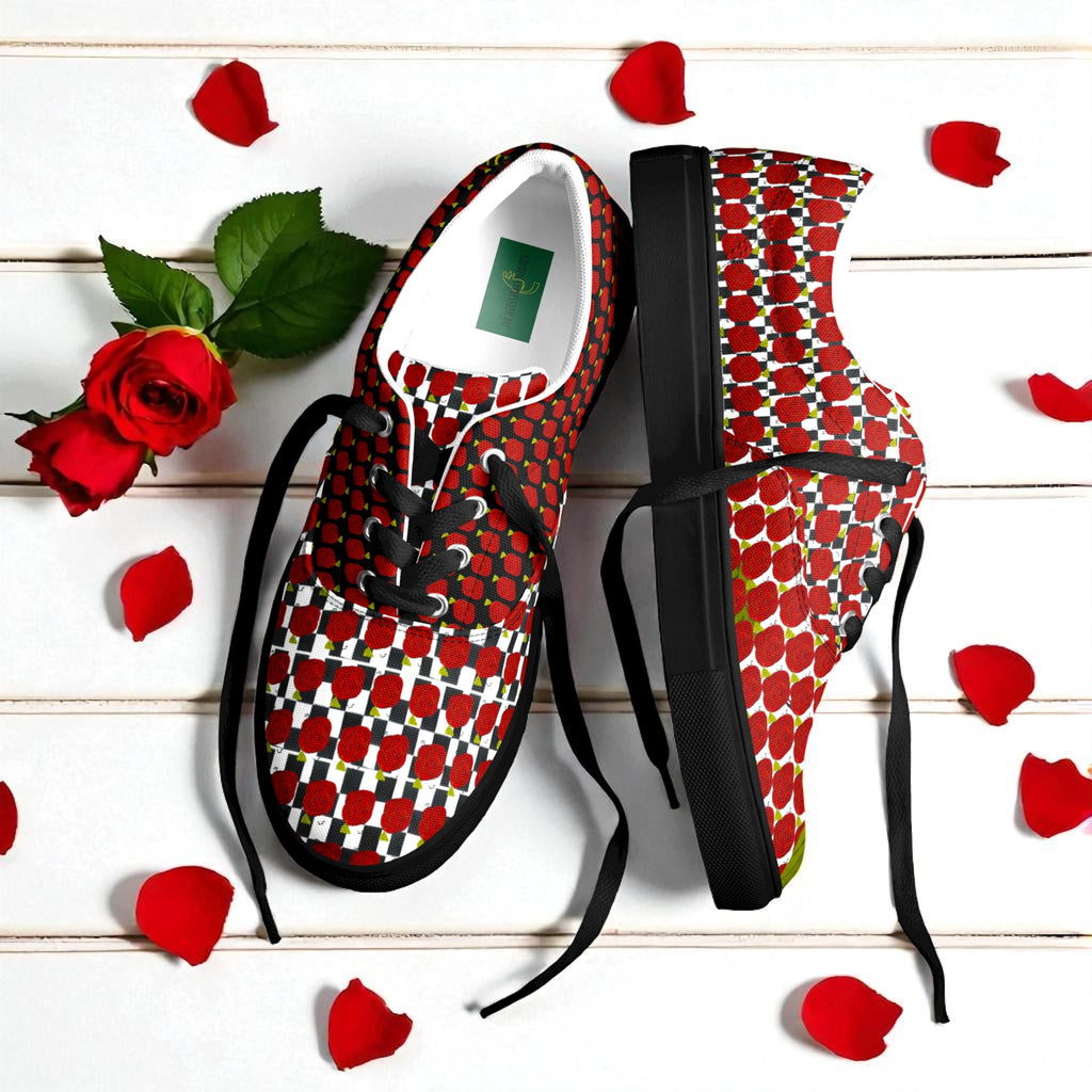 Luxury Bo Floral Canvas Sneakers