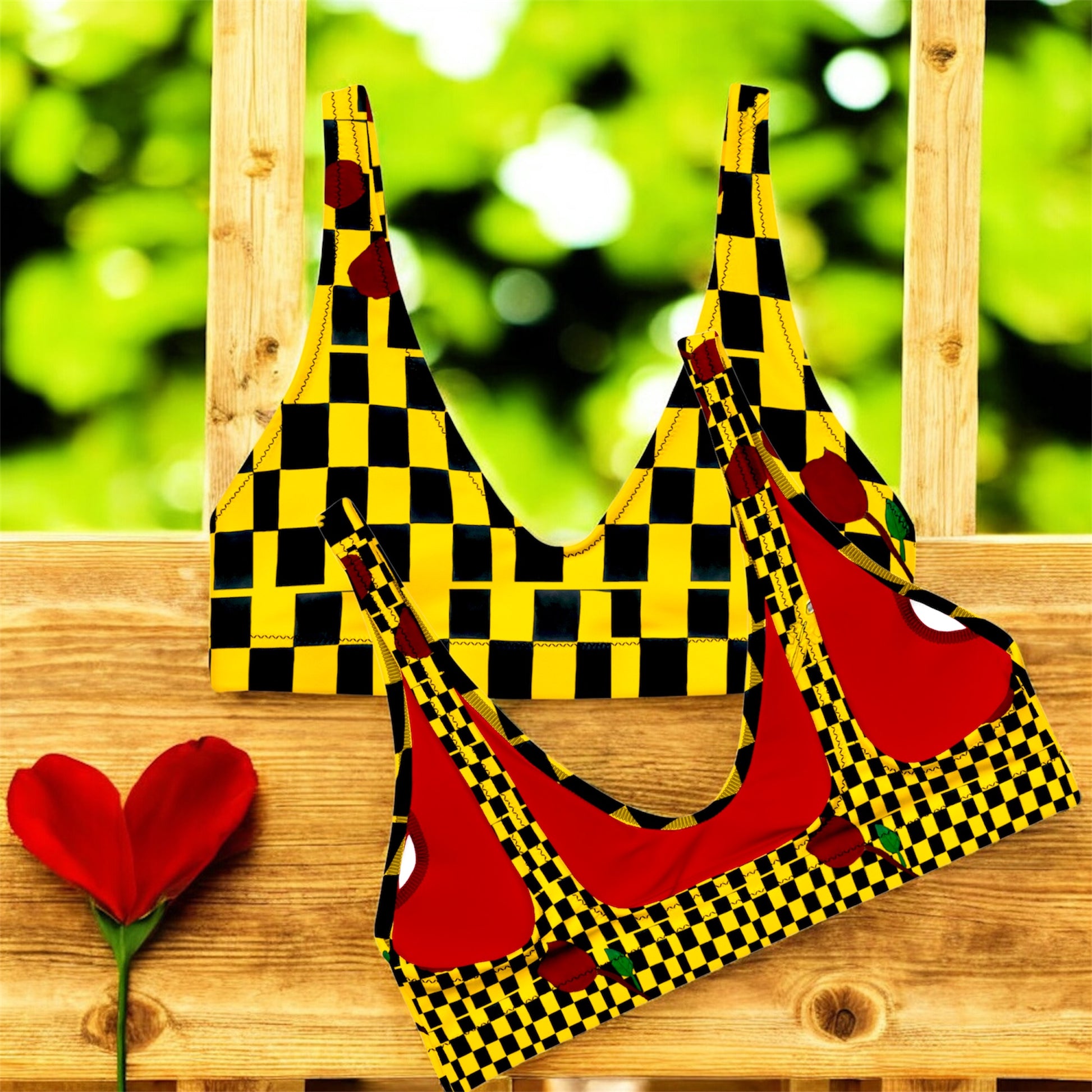 Checkmate Bikini Top