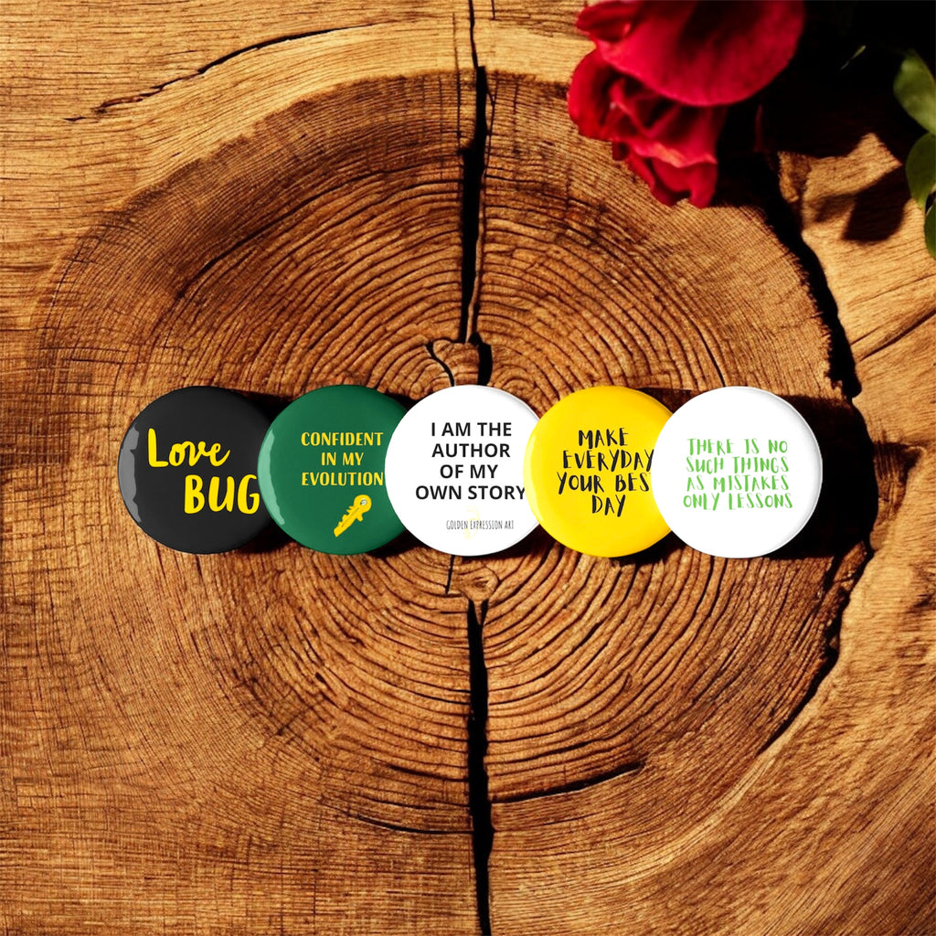 Affirmative Button Pins