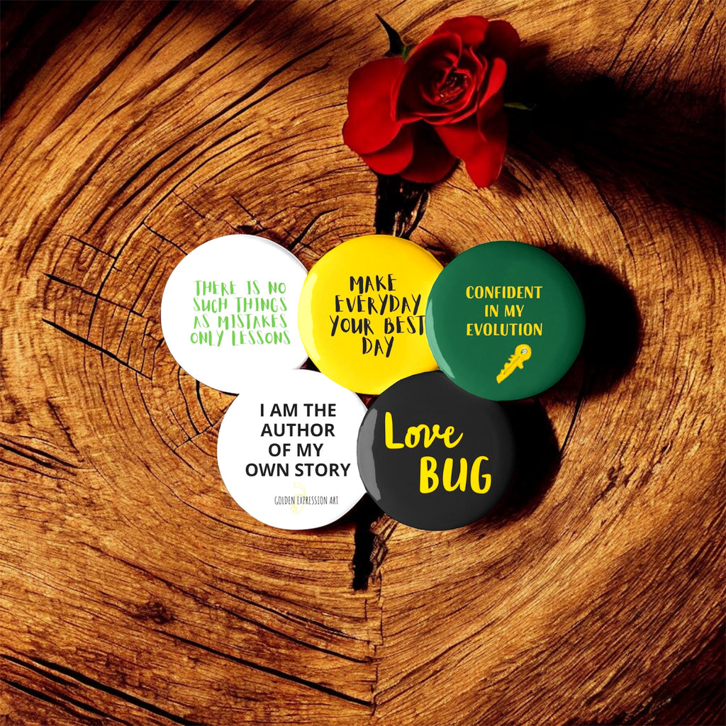 Affirmative Button Pins