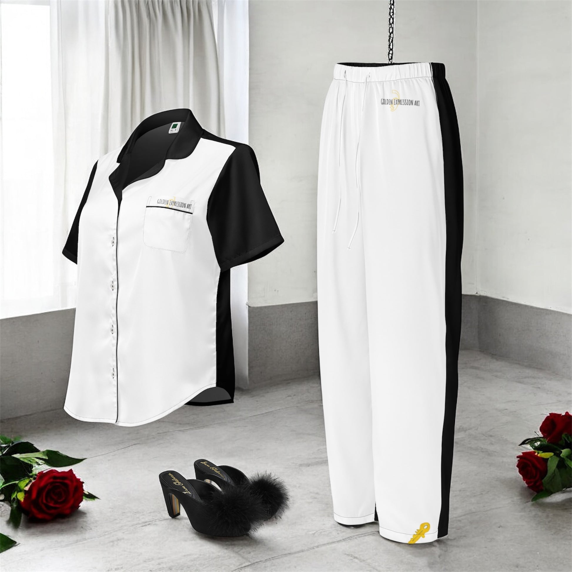 Black & White Classic Pajama Pants