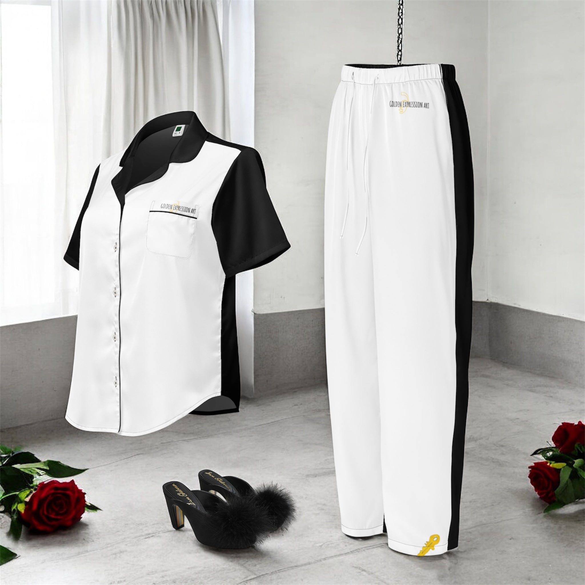 Black & White Classic Pajama Pants