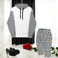 Black & White Board Classic Hoodie