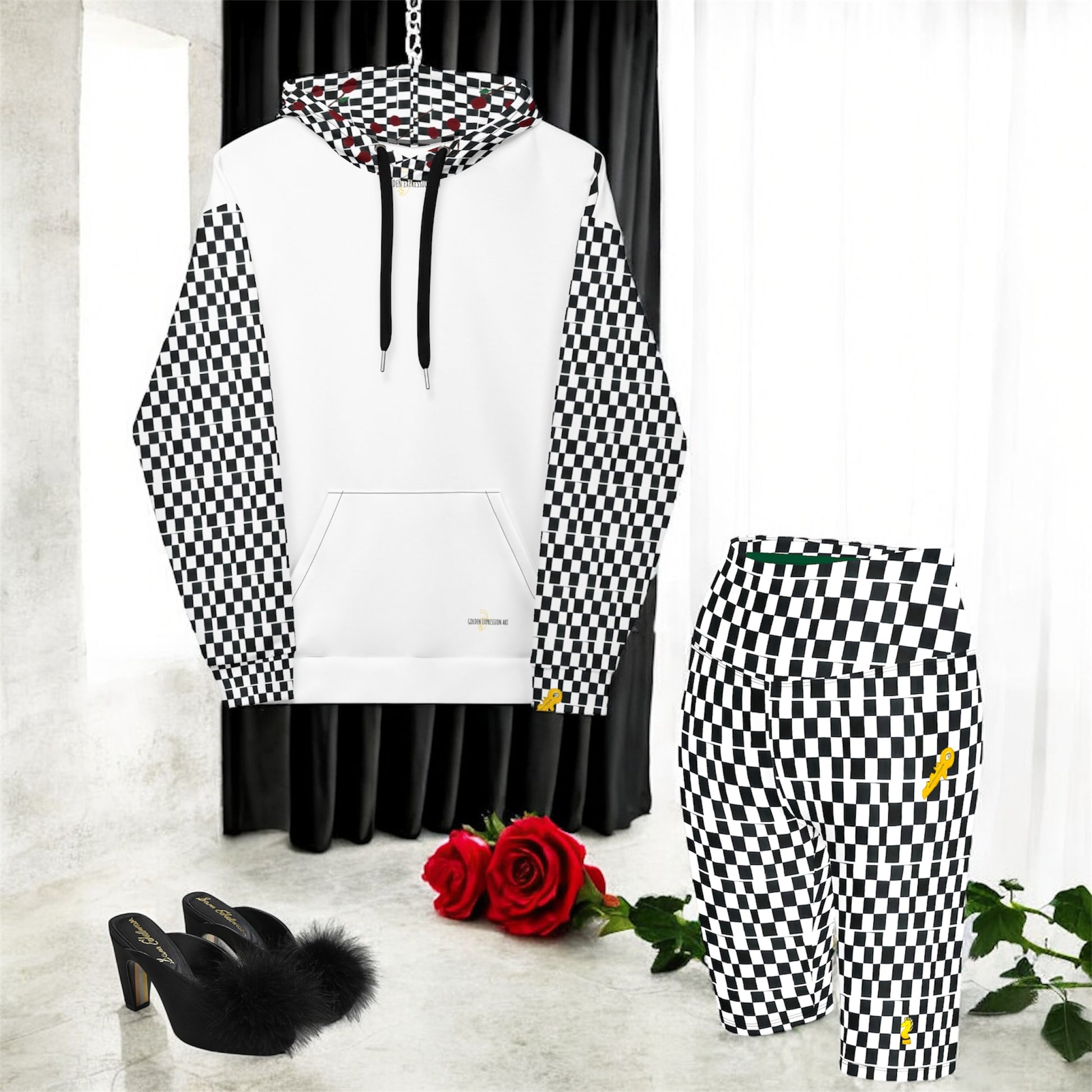 Black & White Board Classic Hoodie