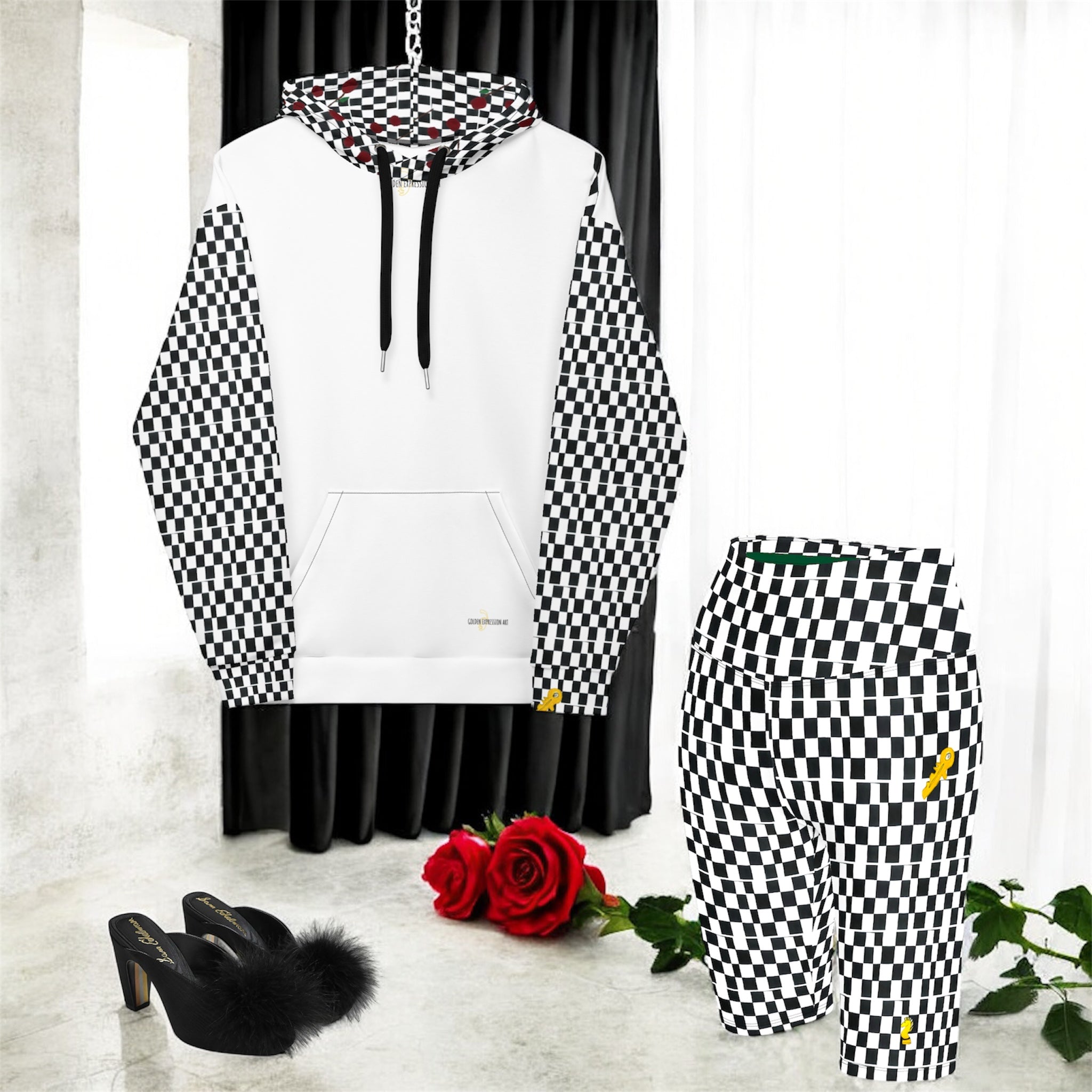 Black & White Board Classic Hoodie