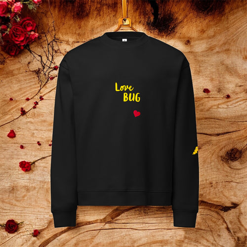 Black Velour Relaxed Unisex Sweatshirt