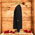 Black Velour Relaxed Unisex Sweatshirt