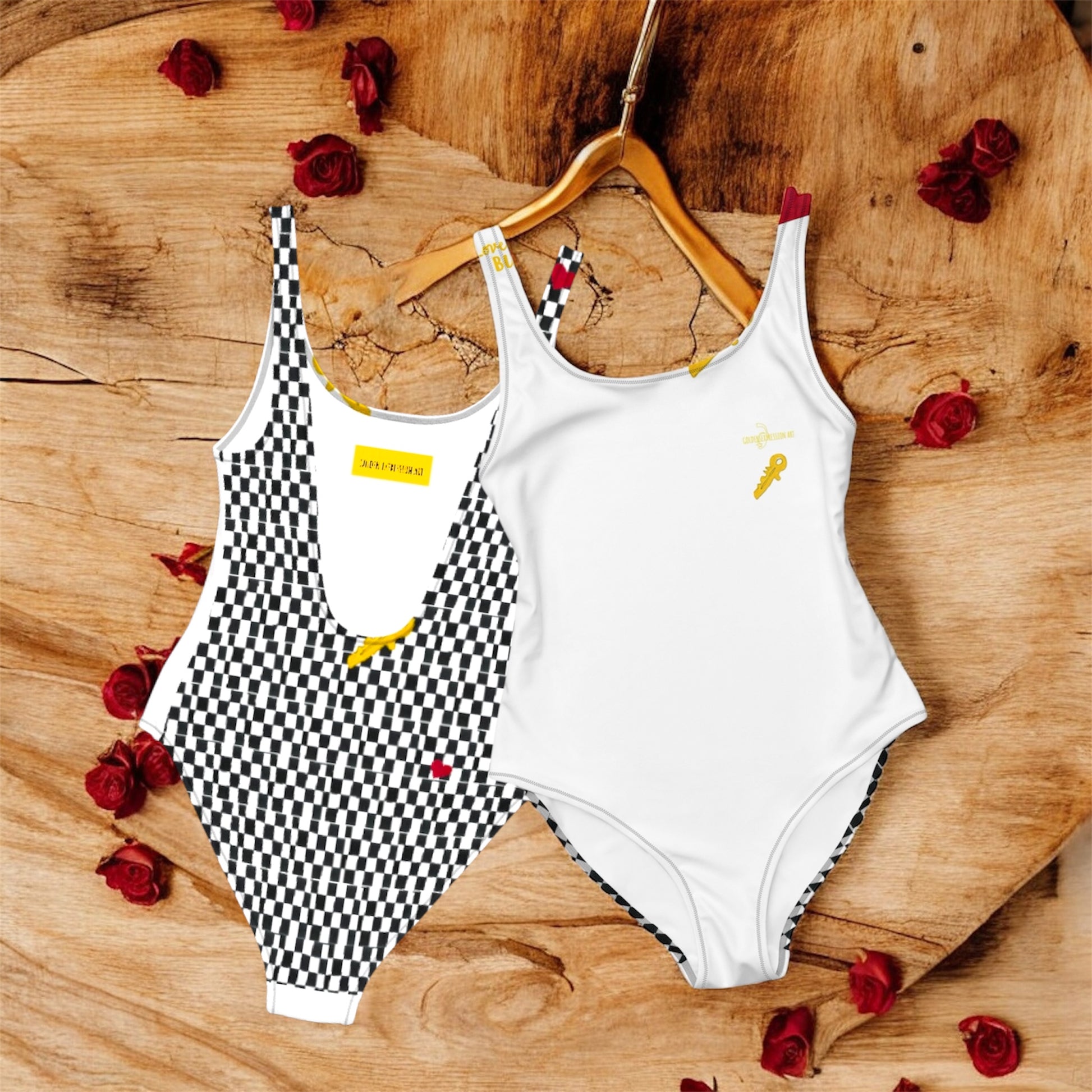 Vanity Chess One Piece Swim/Bodysuit