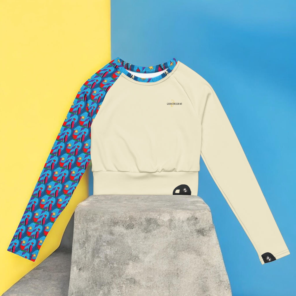 Venice Long Sleeve Crop Top