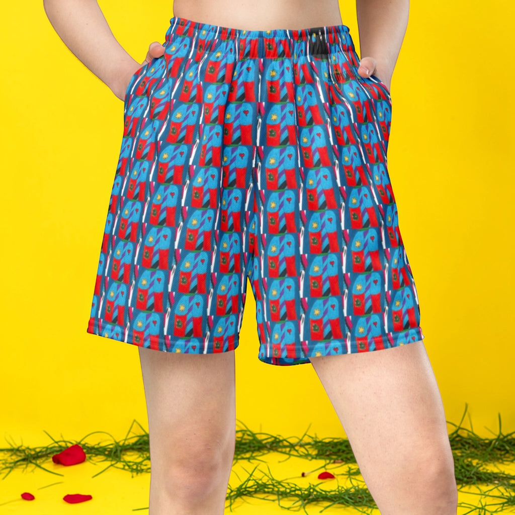 Universal High Waisted Mesh Shorts
