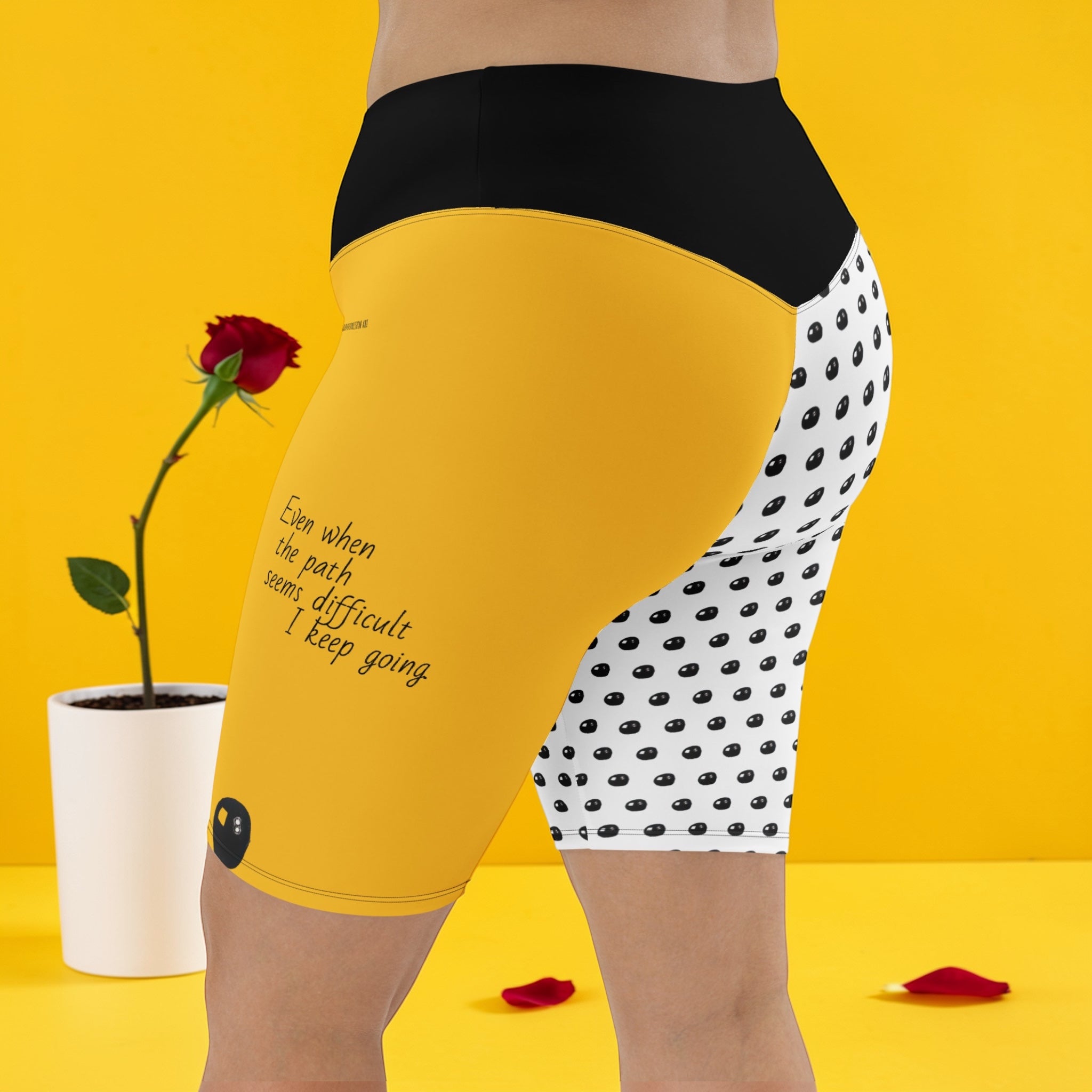 Bumble Bee Athletic Yoga Shorts