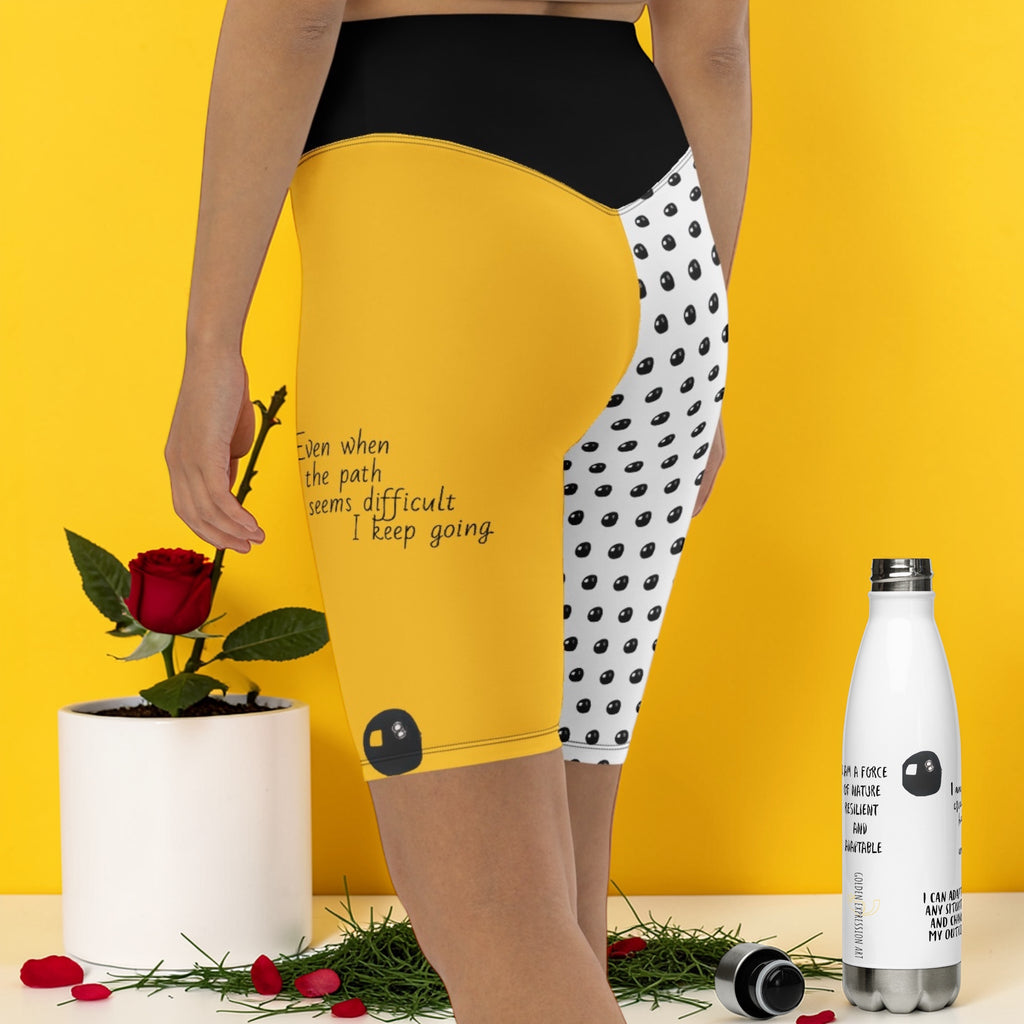 Bumble Bee Athletic Yoga Shorts